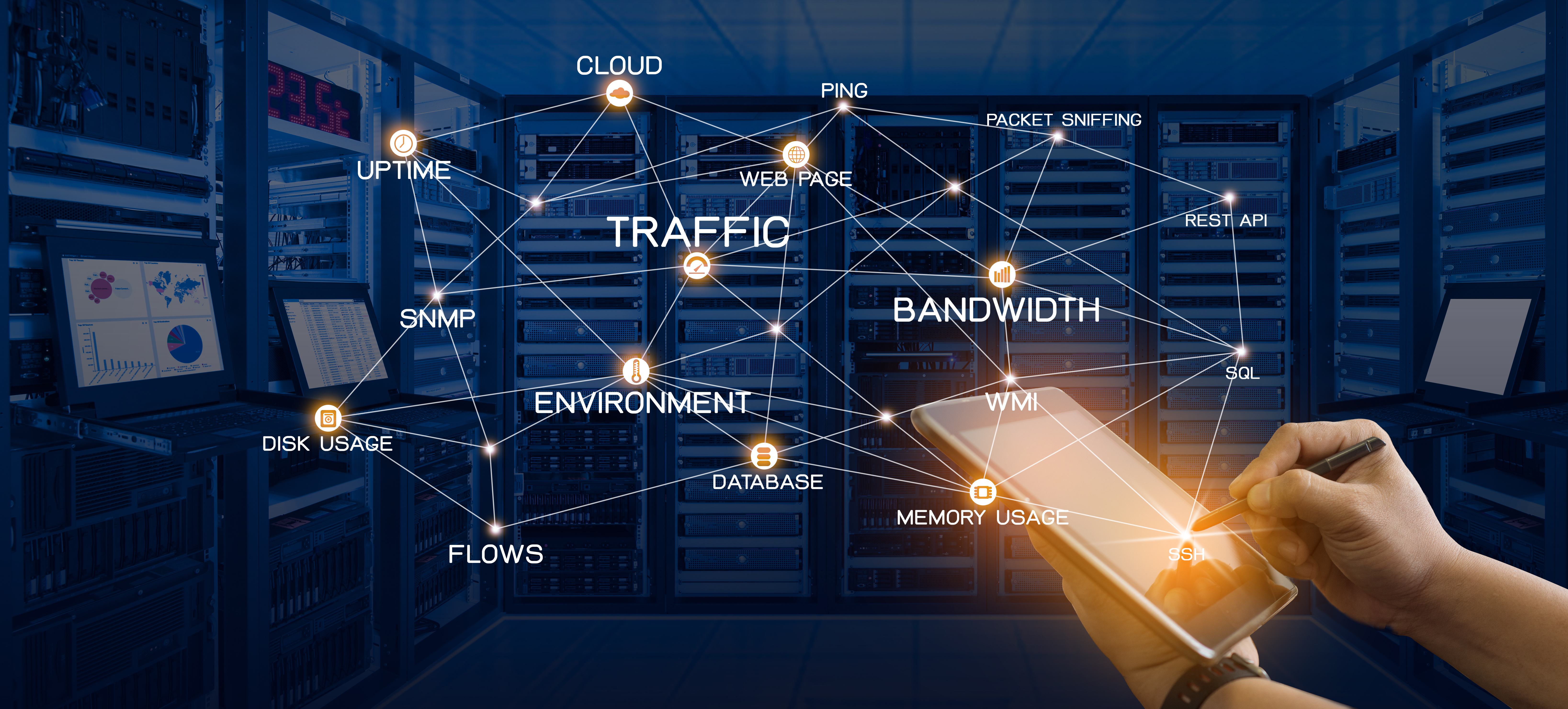 Network traffic monitoring dashboard